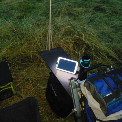 Mobile living room whilst fieldrecording